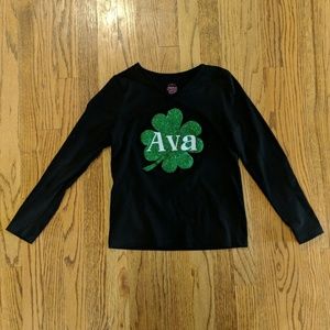 Long sleeve monogram shirt